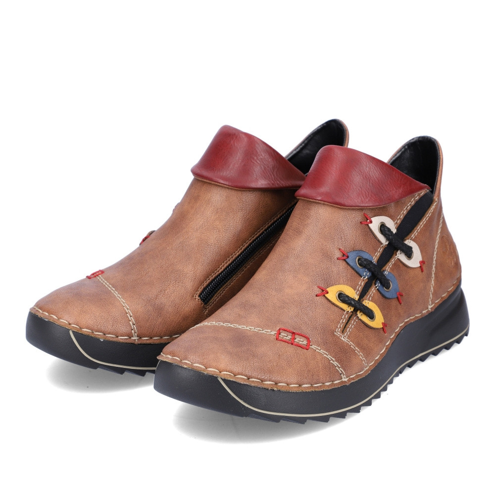 detail Dámská obuv RIEKER RIE-10302972-W2 hnědá