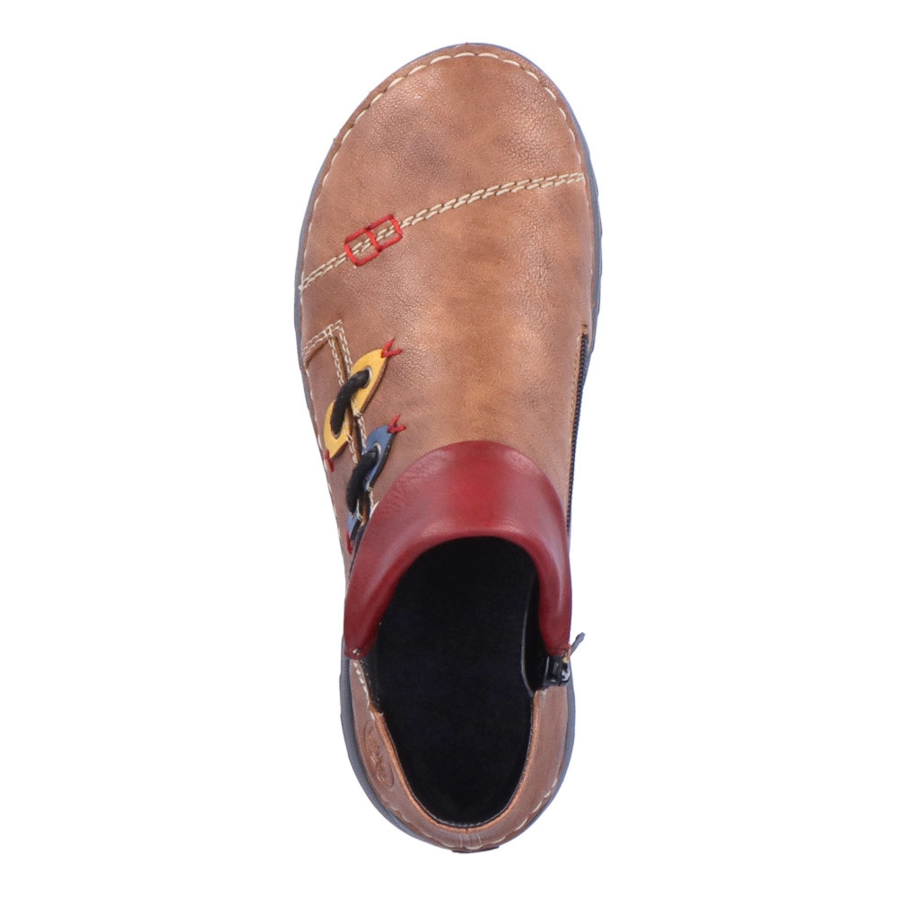 detail Dámská obuv RIEKER RIE-10302972-W2 hnědá