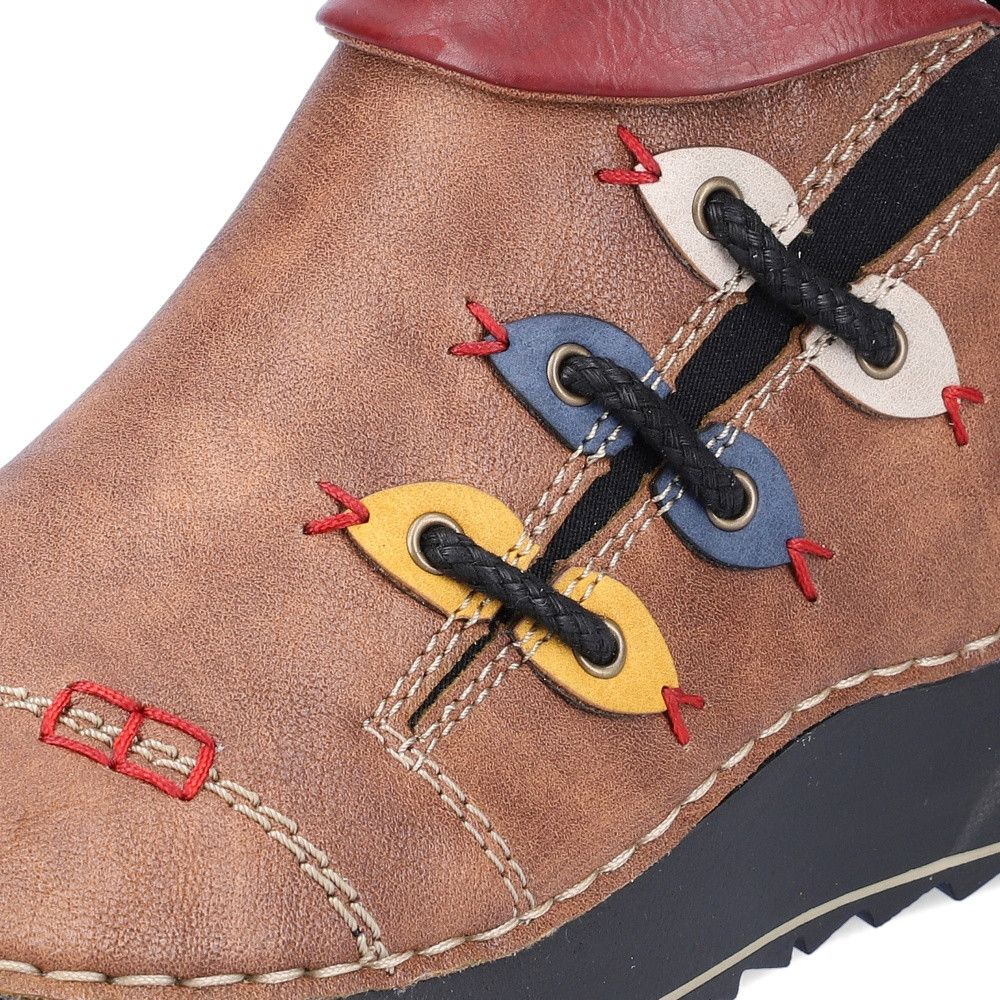 detail Dámská obuv RIEKER RIE-10302972-W2 hnědá