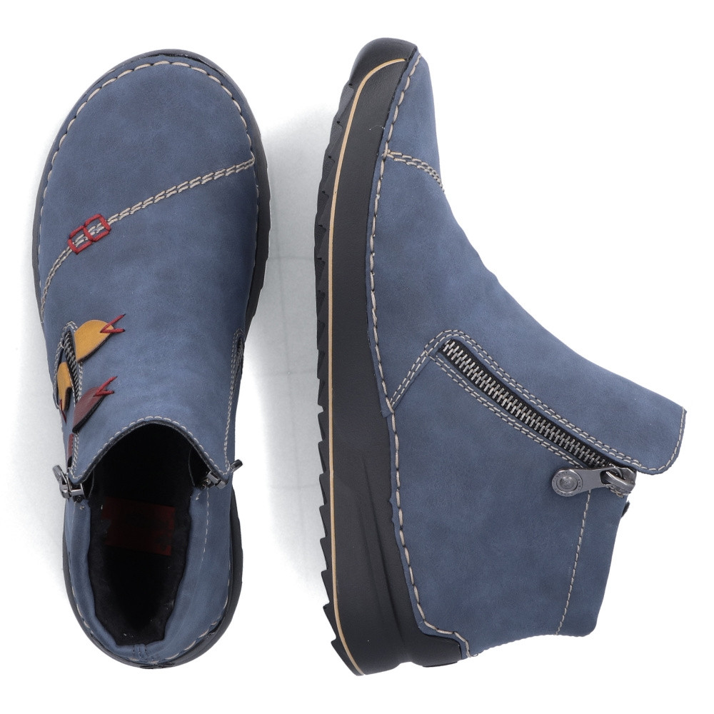 detail Dámská obuv RIEKER RIE-10302973-W2 modrá