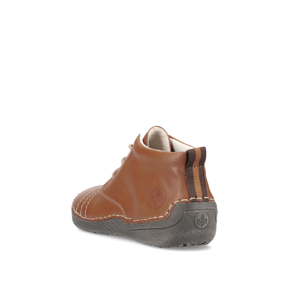 detail Dámská kotníková obuv RIEKER 52532-24 hnědá W5