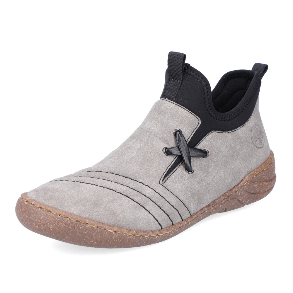 detail Dámská kotníková obuv RIEKER 54591-40 šedá W2