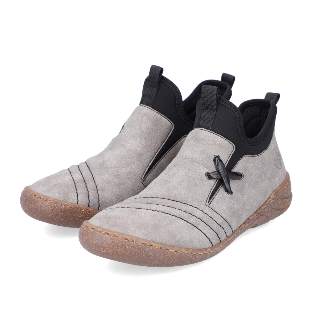 detail Dámská kotníková obuv RIEKER 54591-40 šedá W2