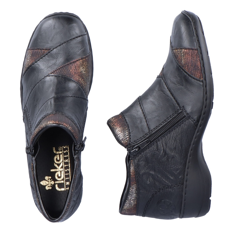 detail Dámská obuv RIEKER RIE-10302982-W2 černá