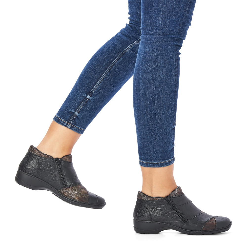 detail Dámská obuv RIEKER RIE-10302982-W2 černá