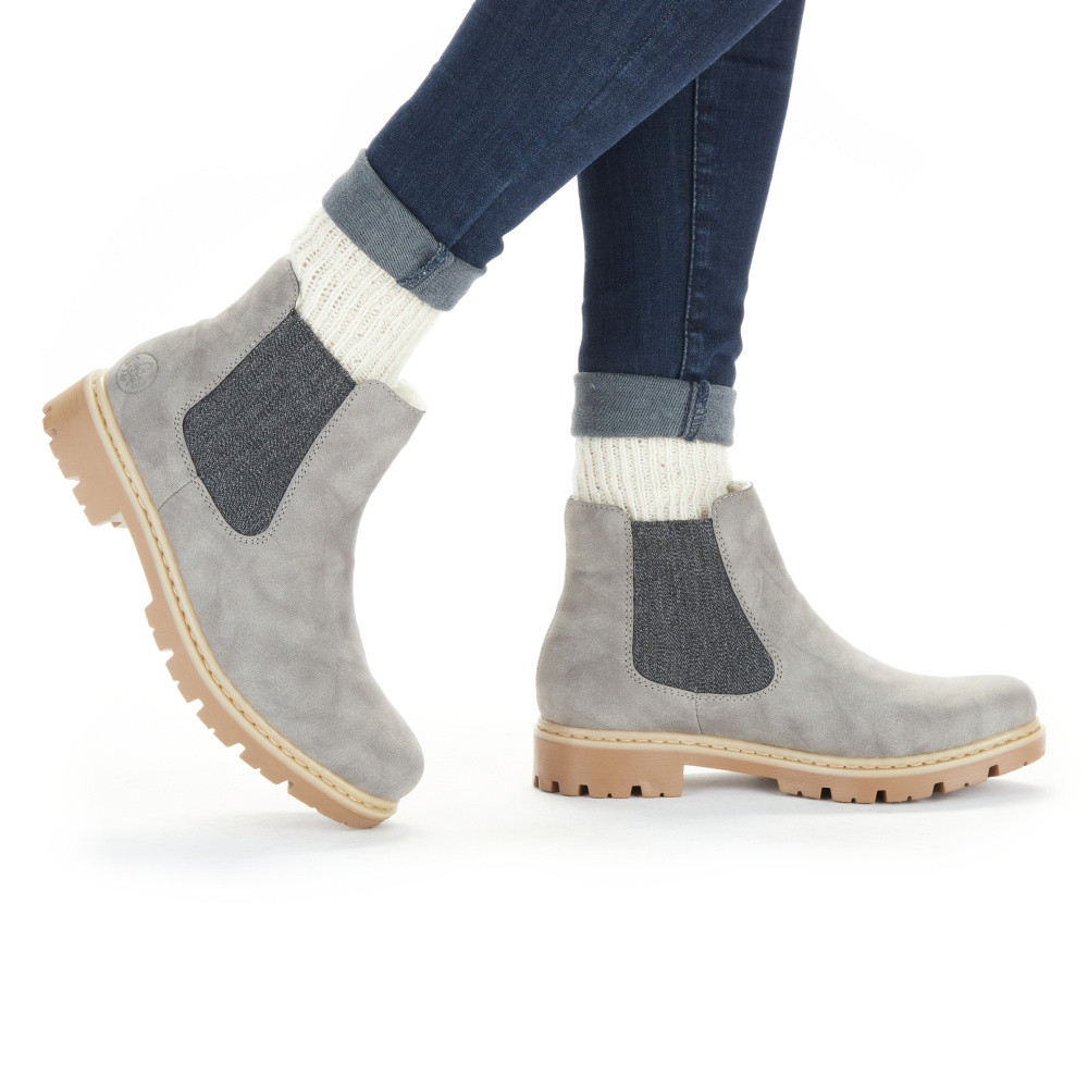 detail Dámská obuv RIEKER RIE-10302993-W2 šedá