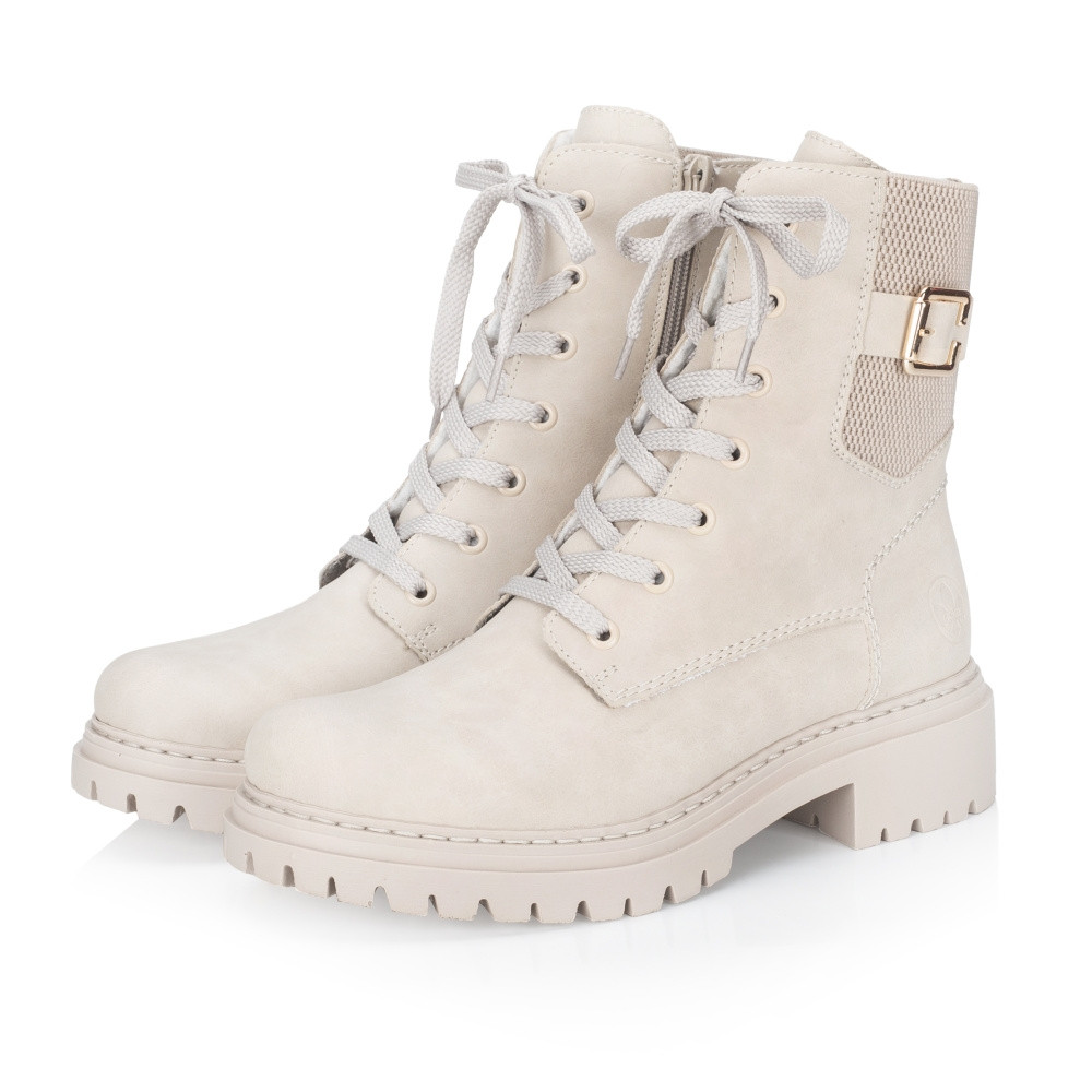 detail Dámská kotníková obuv RIEKER 72631-62 béžová W4