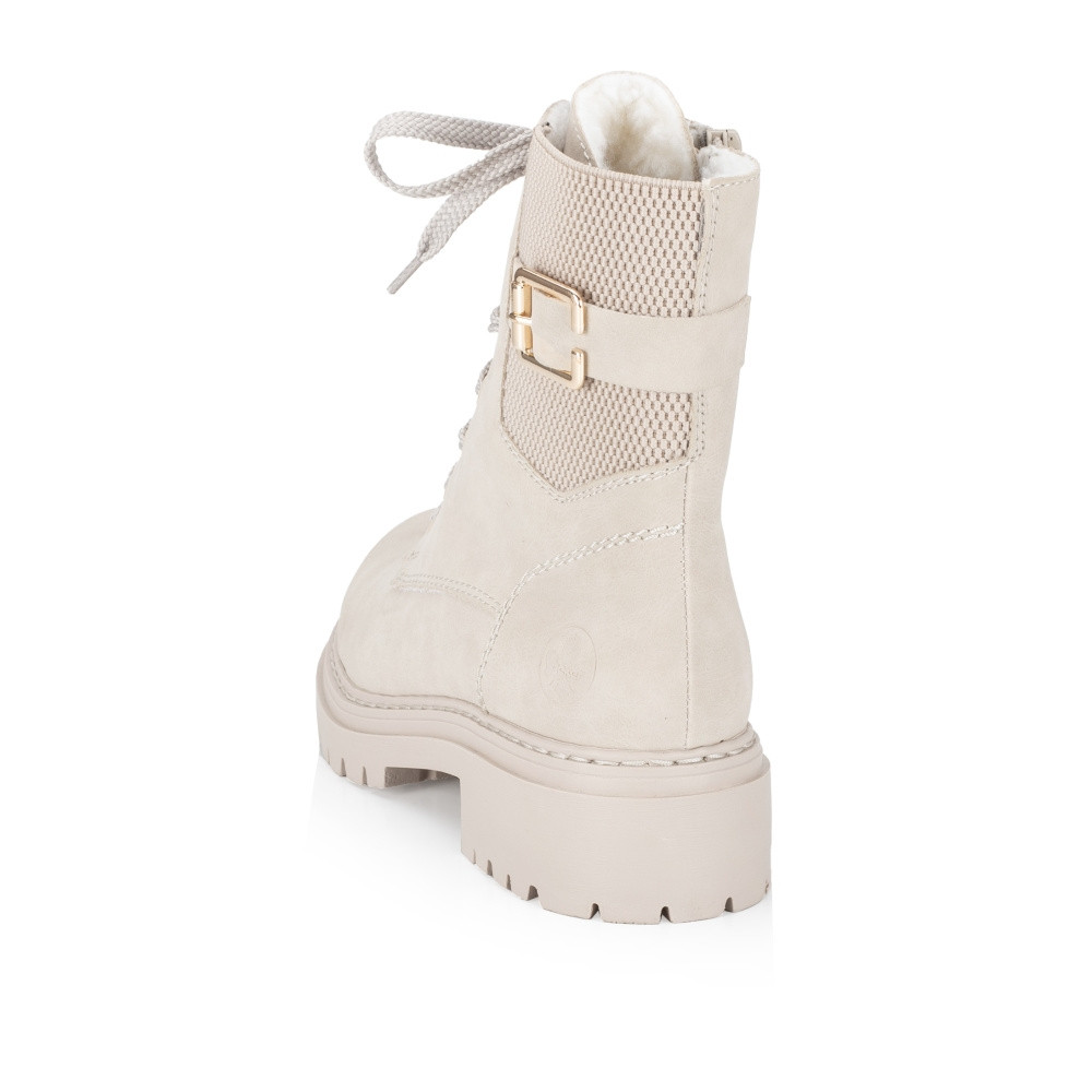 detail Dámská kotníková obuv RIEKER 72631-62 béžová W4