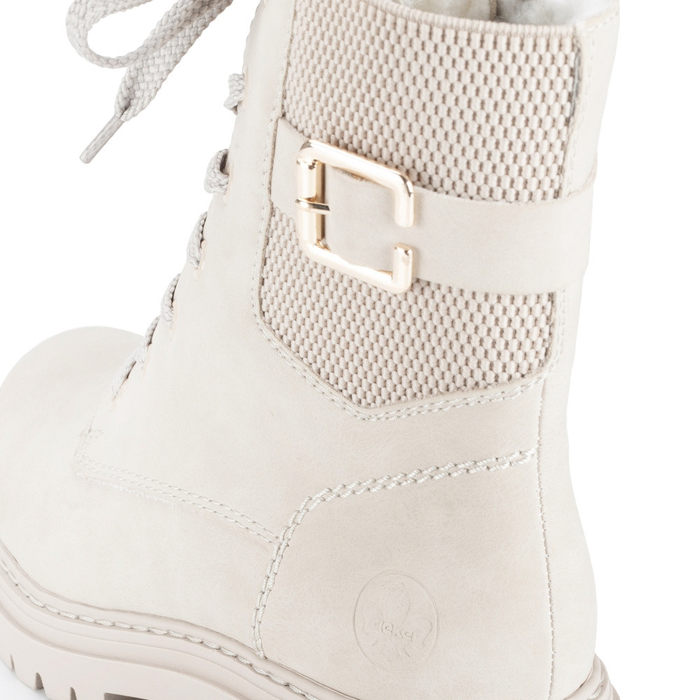 detail Dámská kotníková obuv RIEKER 72631-62 béžová W4