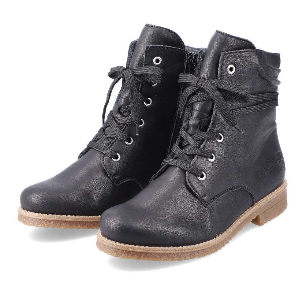 detail Dámská kotníková obuv RIEKER 73514-00 černá W4