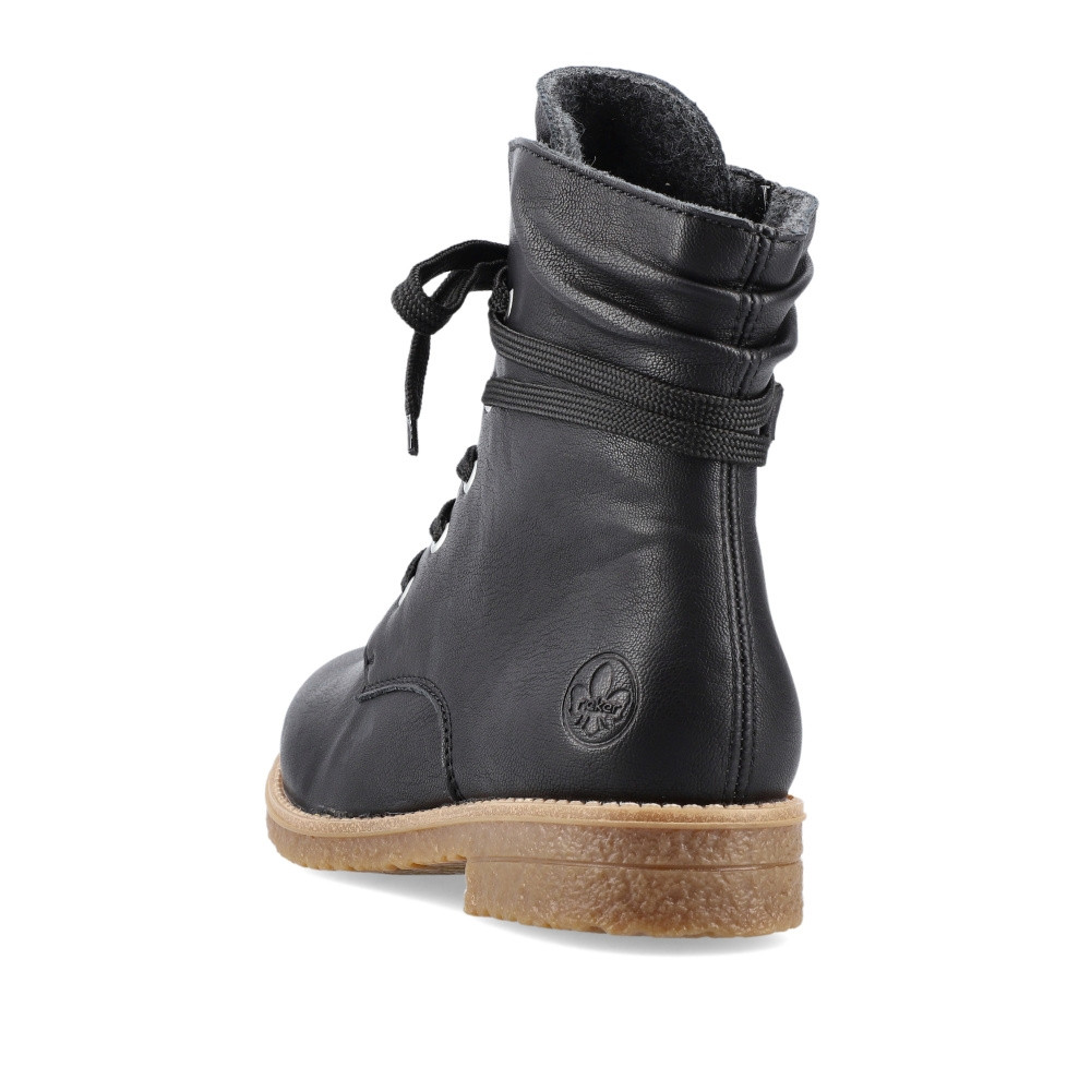 detail Dámská kotníková obuv RIEKER 73514-00 černá W4