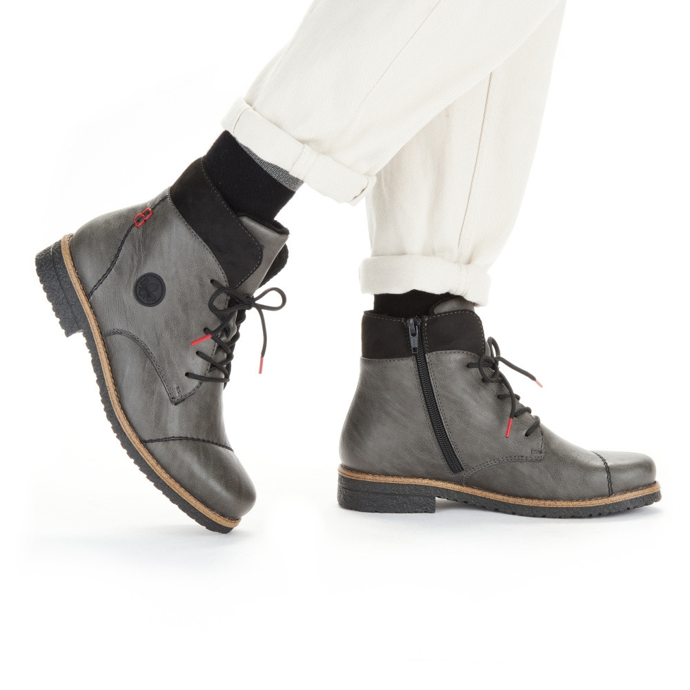 detail Dámská obuv RIEKER RIE-10303007-W2 šedá