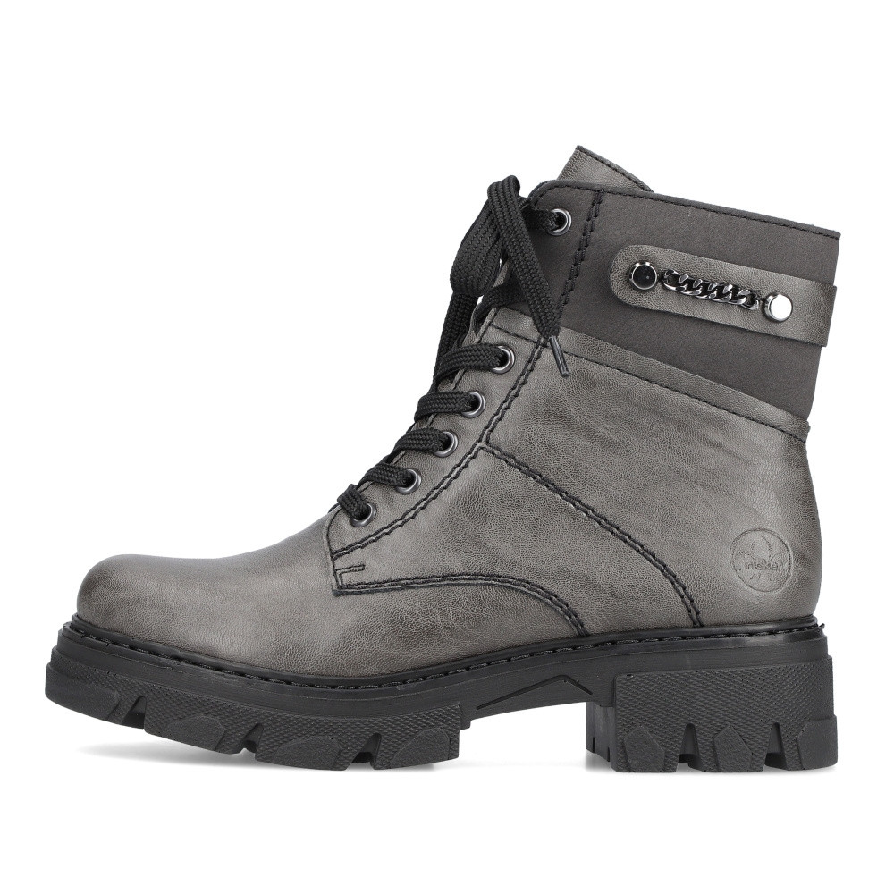 detail Dámská kotníková obuv RIEKER 74644-45 šedá W2