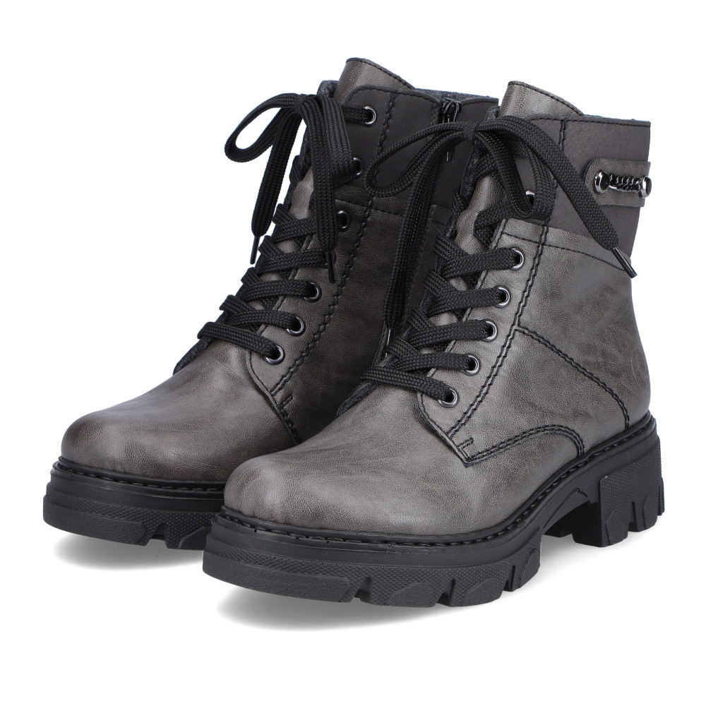 detail Dámská kotníková obuv RIEKER 74644-45 šedá W2