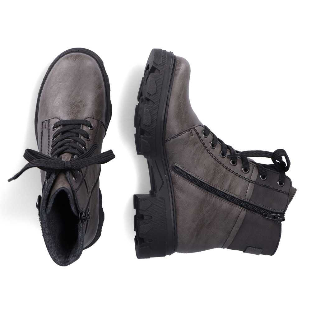 detail Dámská kotníková obuv RIEKER 74644-45 šedá W2