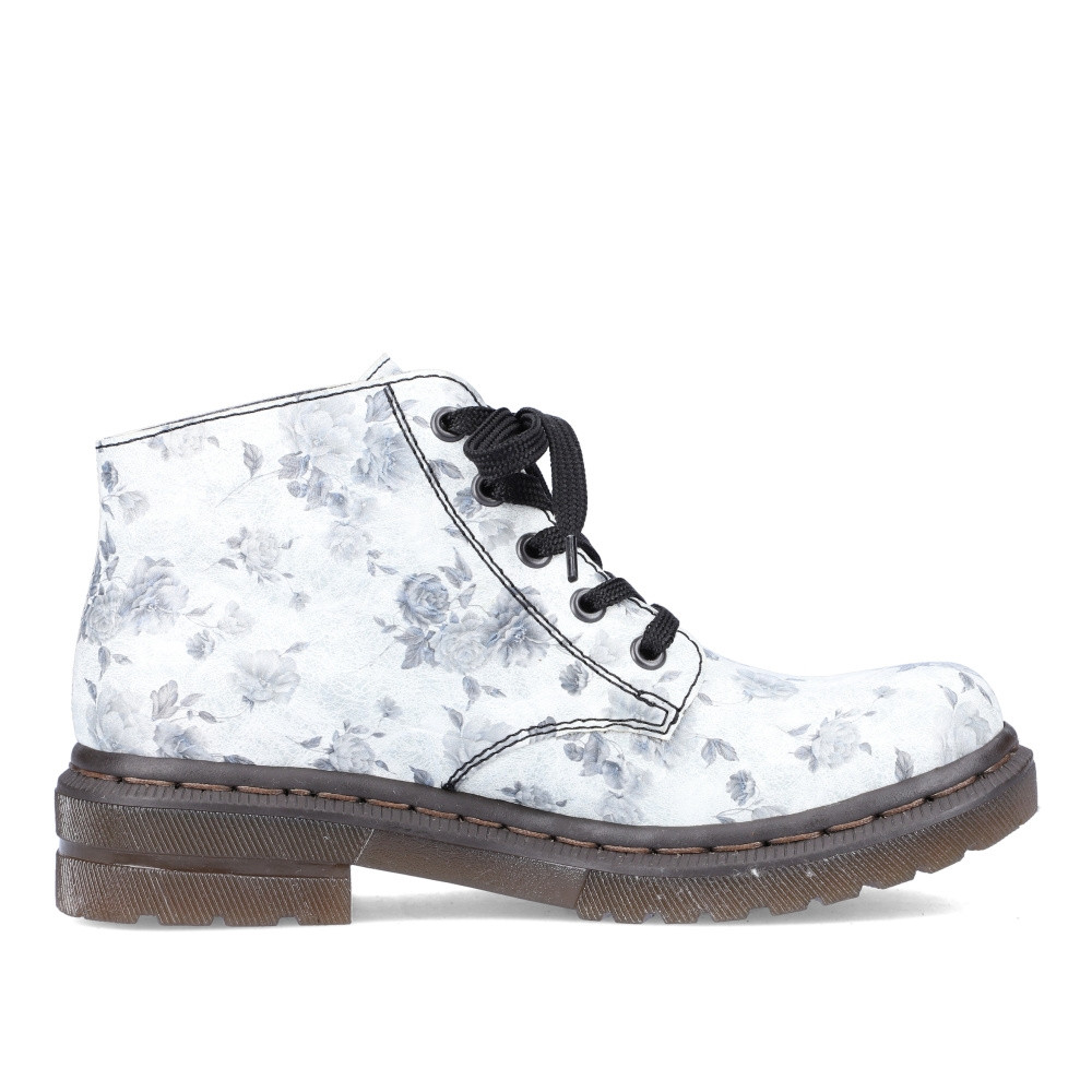 detail Dámská kotníková obuv RIEKER 78232-90 šedá W2