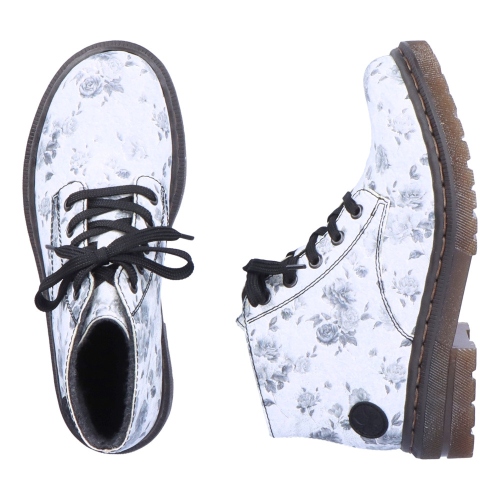 detail Dámská kotníková obuv RIEKER 78232-90 šedá W2