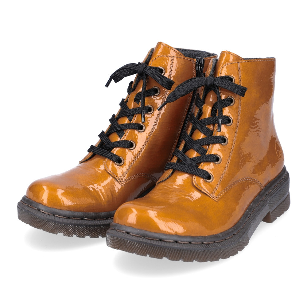 detail Dámská kotníková obuv RIEKER 78240-68 žlutá W4