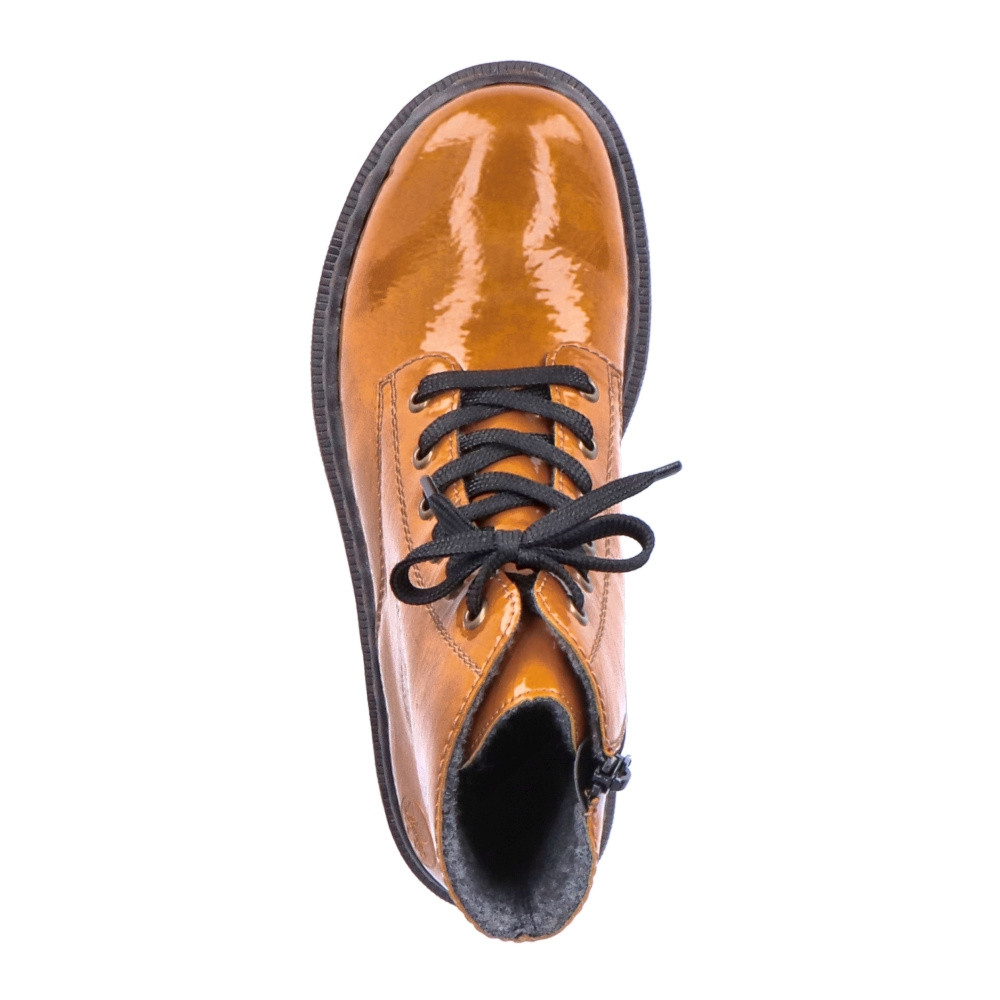 detail Dámská kotníková obuv RIEKER 78240-68 žlutá W4