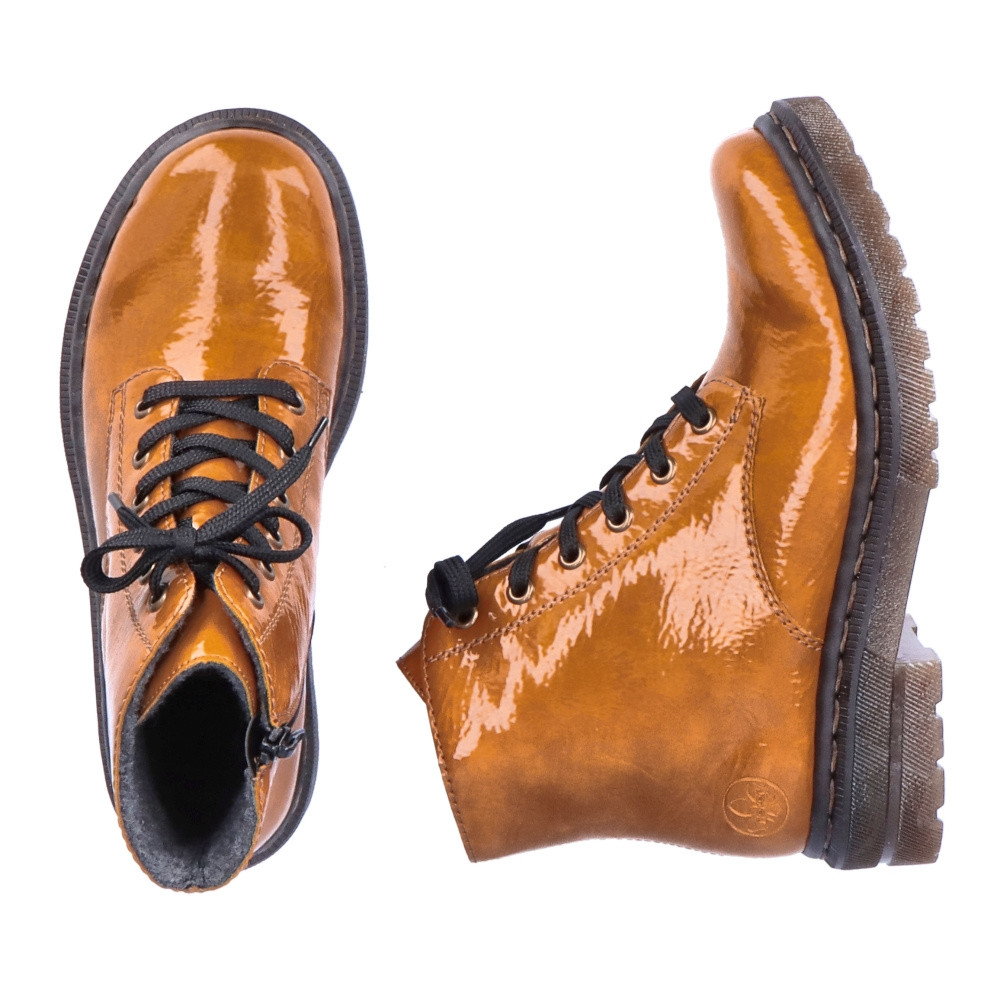 detail Dámská kotníková obuv RIEKER 78240-68 žlutá W4