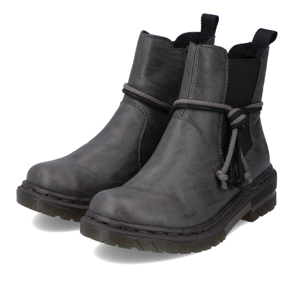 detail Dámská kotníková obuv RIEKER 78272-45 šedá W2