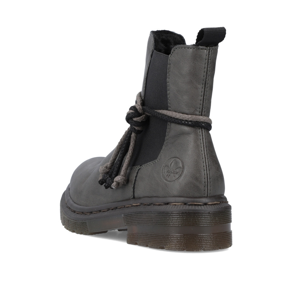 detail Dámská kotníková obuv RIEKER 78272-45 šedá W2