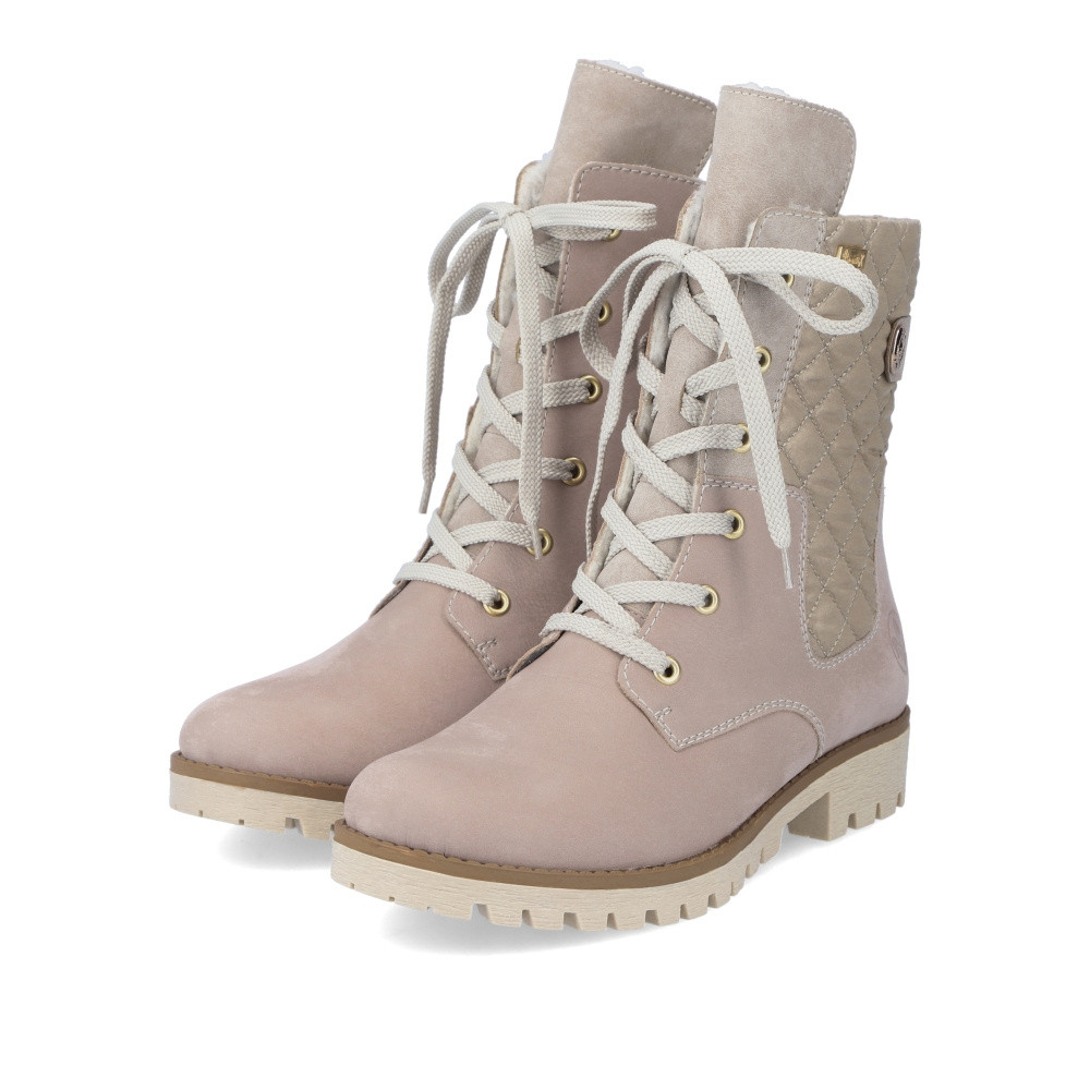 detail Dámská kotníková obuv RIEKER 78523-60 béžová W2