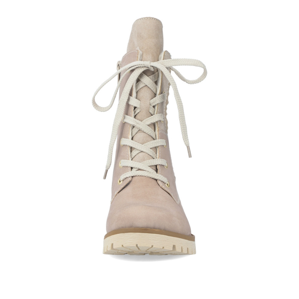 detail Dámská kotníková obuv RIEKER 78523-60 béžová W2