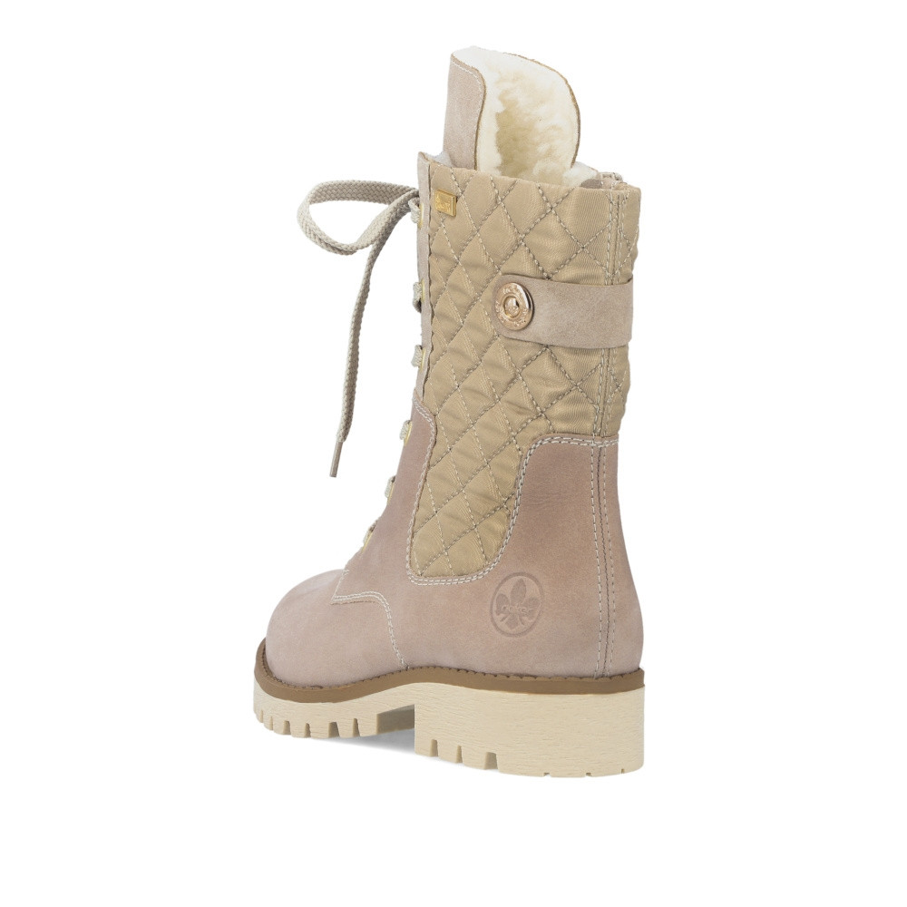 detail Dámská kotníková obuv RIEKER 78523-60 béžová W2