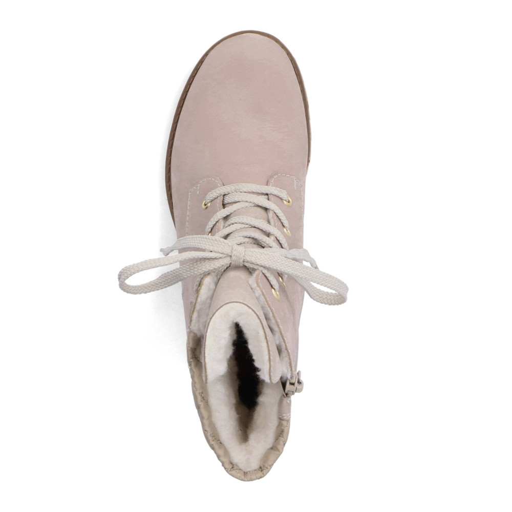 detail Dámská kotníková obuv RIEKER 78523-60 béžová W2