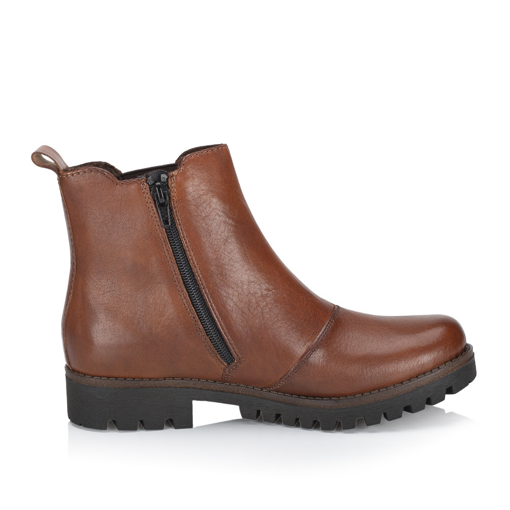 detail Dámská kotníková obuv RIEKER 78552-25 hnědá W4