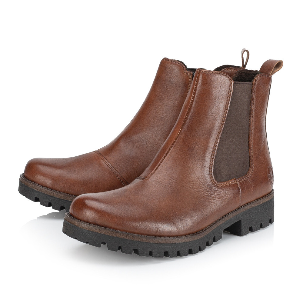 detail Dámská kotníková obuv RIEKER 78552-25 hnědá W4