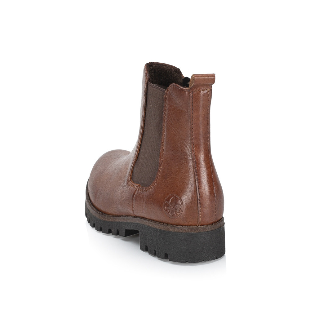 detail Dámská kotníková obuv RIEKER 78552-25 hnědá W4