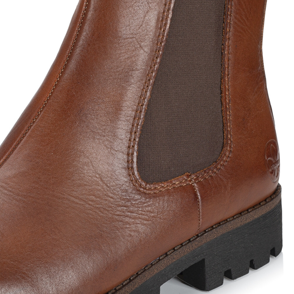 detail Dámská kotníková obuv RIEKER 78552-25 hnědá W4