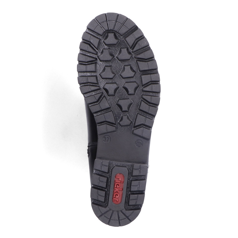 detail Dámska členková obuv RIEKER 78580-00 čierna W2