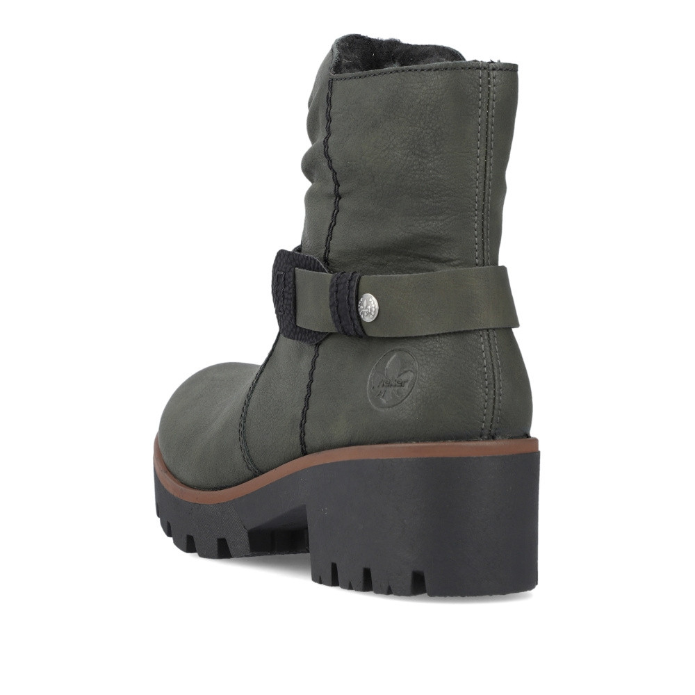 detail Dámská obuv RIEKER RIE-10303041-W2 zelená