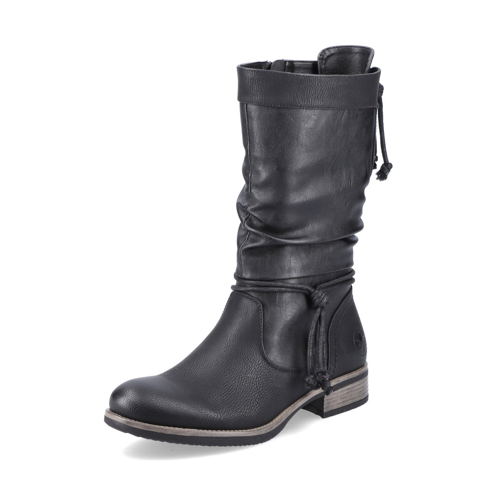 detail Dámské kozačky RIEKER RIE-10303051-W2 černá