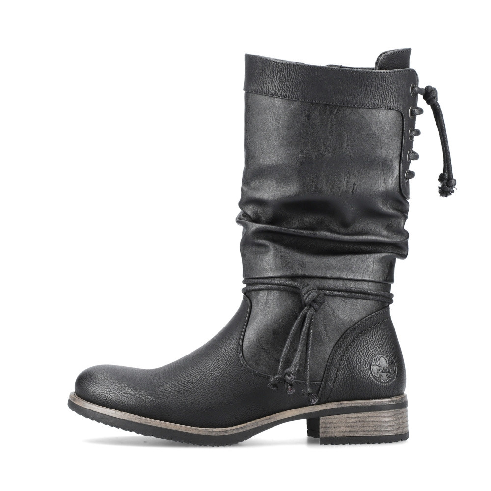 detail Dámské kozačky RIEKER RIE-10303051-W2 černá