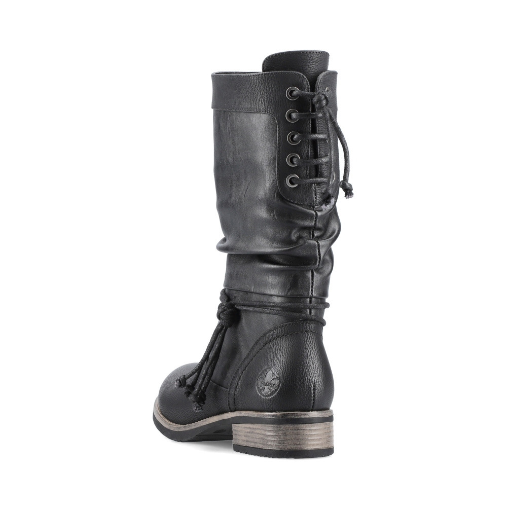 detail Dámské kozačky RIEKER RIE-10303051-W2 černá