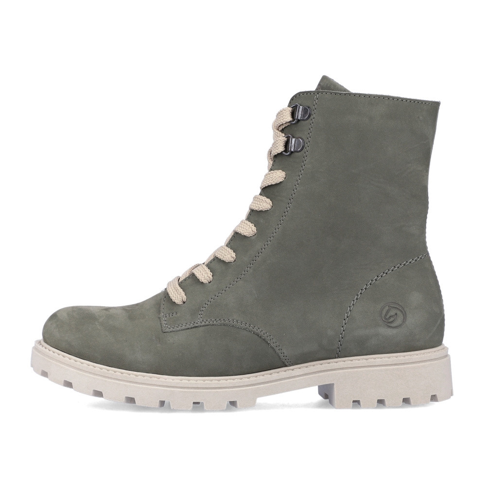 detail Dámská kotníková obuv REMONTE D8479-54 zelená W2