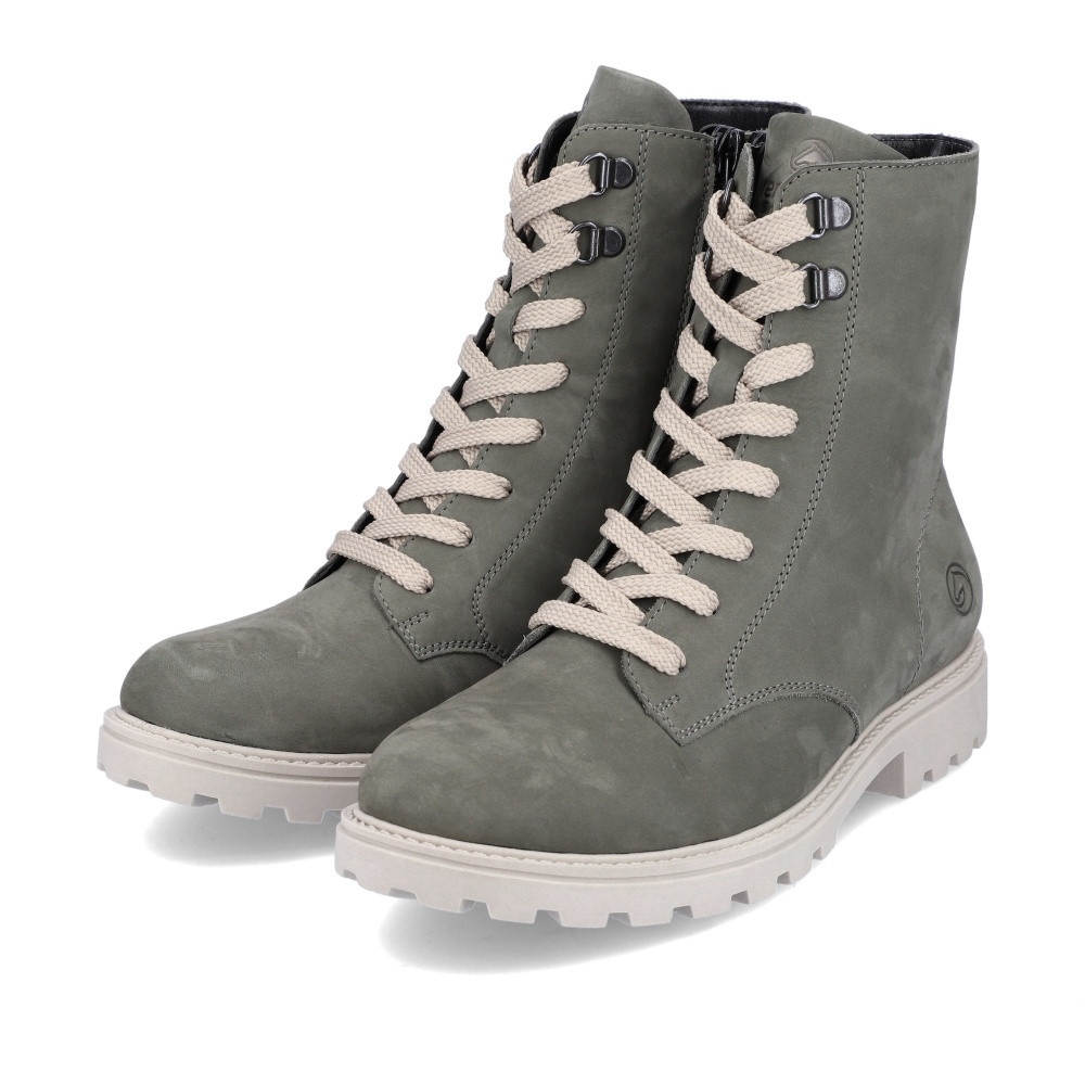 detail Dámská kotníková obuv REMONTE D8479-54 zelená W2