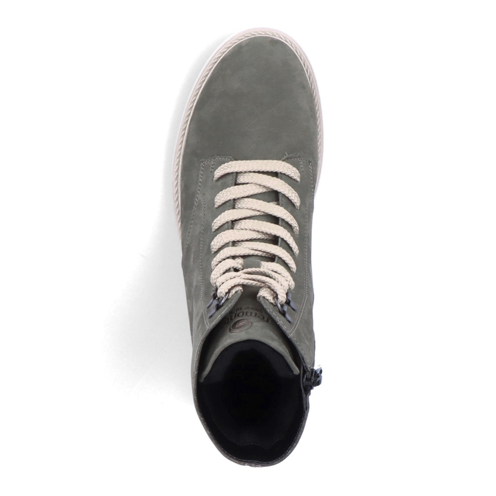 detail Dámská kotníková obuv REMONTE D8479-54 zelená W2