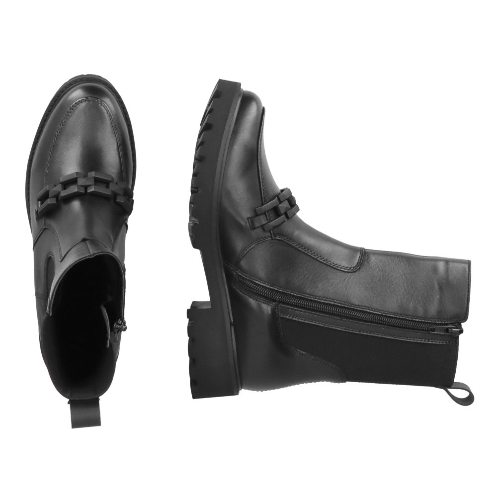 detail Dámska členková obuv REMONTE D8669-01 čierna W2