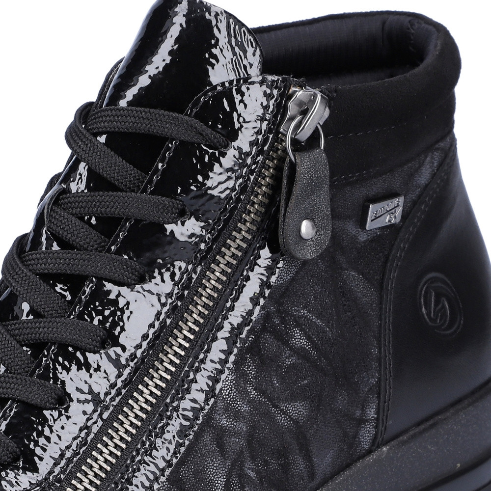 detail Dámská kotníková obuv REMONTE R0770-05 černá W2