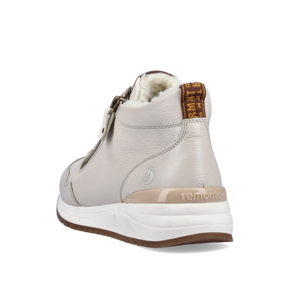 detail Dámská kotníková obuv REMONTE R3770-80 bílá W2