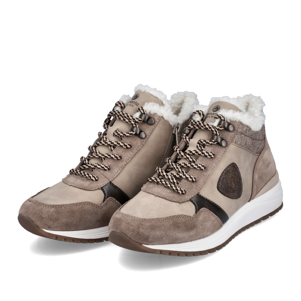 detail Dámská kotníková obuv REMONTE R3772-60 béžová W2