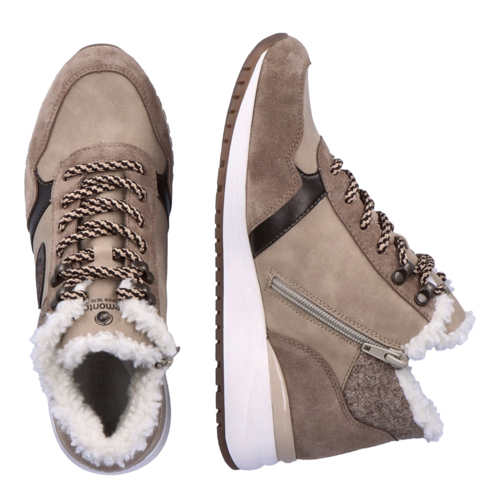 detail Dámská kotníková obuv REMONTE R3772-60 béžová W2