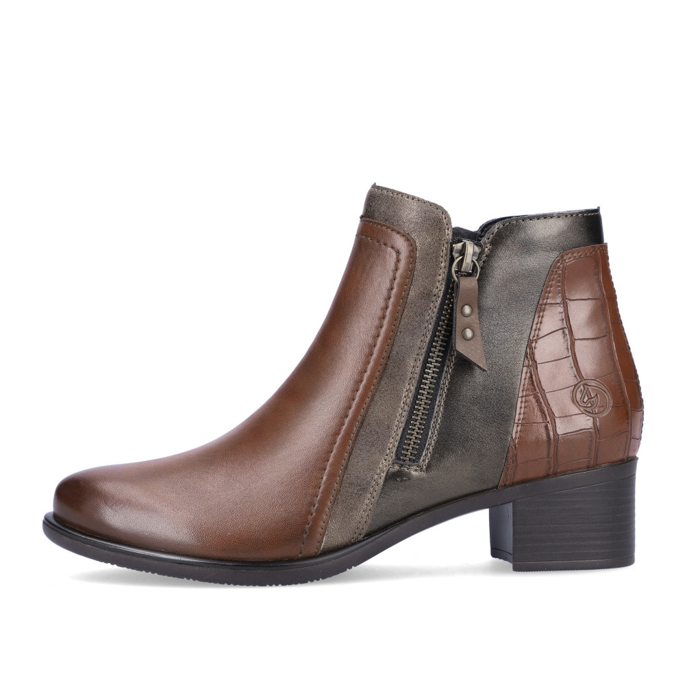 detail Dámská kotníková obuv REMONTE R5172-23 hnědá W4