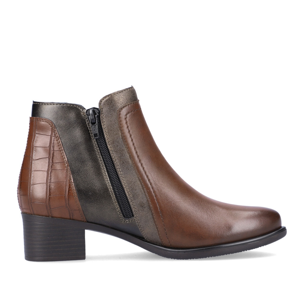 detail Dámská kotníková obuv REMONTE R5172-23 hnědá W4