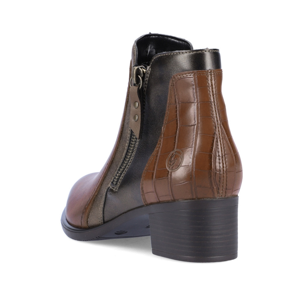 detail Dámská kotníková obuv REMONTE R5172-23 hnědá W4